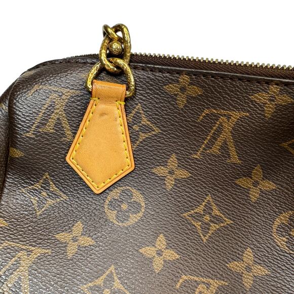 Louis Vuitton Chain Speedy 20 Bag Monogram Bandouliere Shoulder Purse Rare LV - Picture 10 of 16